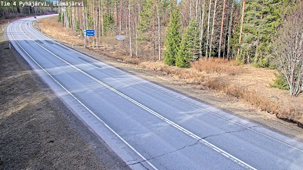 Kelikamerat Kuva Tie 4 Pyhäjärvi, Elämäjärvi, Pyhäjärvi, Pohjois-Pohjanmaa