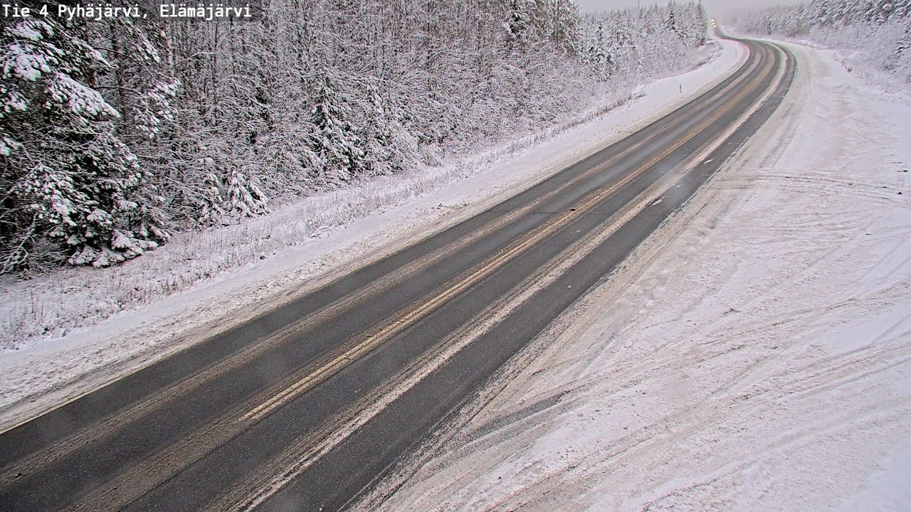Kelikamerat Kuva Tie 4 Pyhäjärvi, Elämäjärvi, Pyhäjärvi, Pohjois-Pohjanmaa