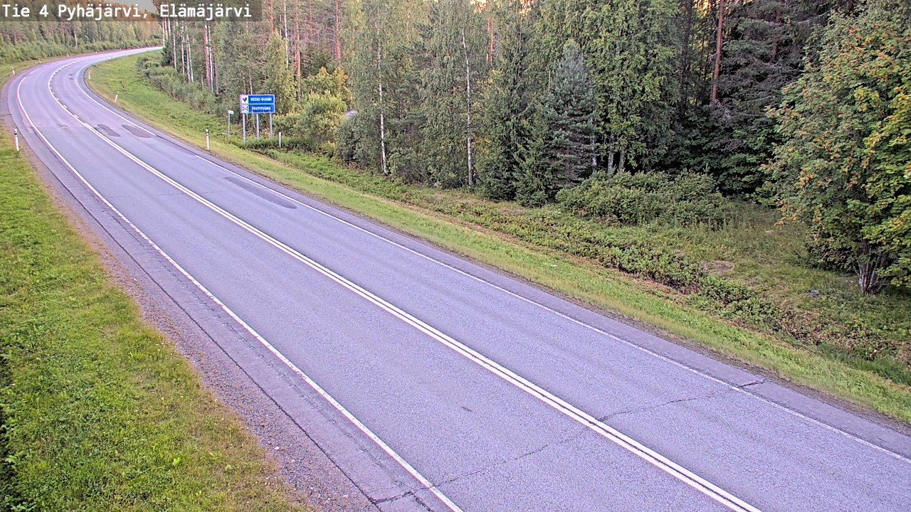 Kelikamerat Kuva Tie 4 Pyhäjärvi, Elämäjärvi, Pyhäjärvi, Pohjois-Pohjanmaa