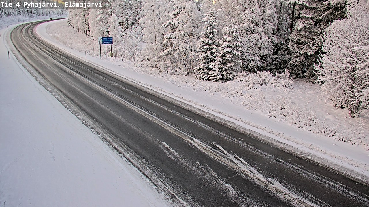 Kelikamerat Kuva Tie 4 Pyhäjärvi, Elämäjärvi, Pyhäjärvi, Pohjois-Pohjanmaa