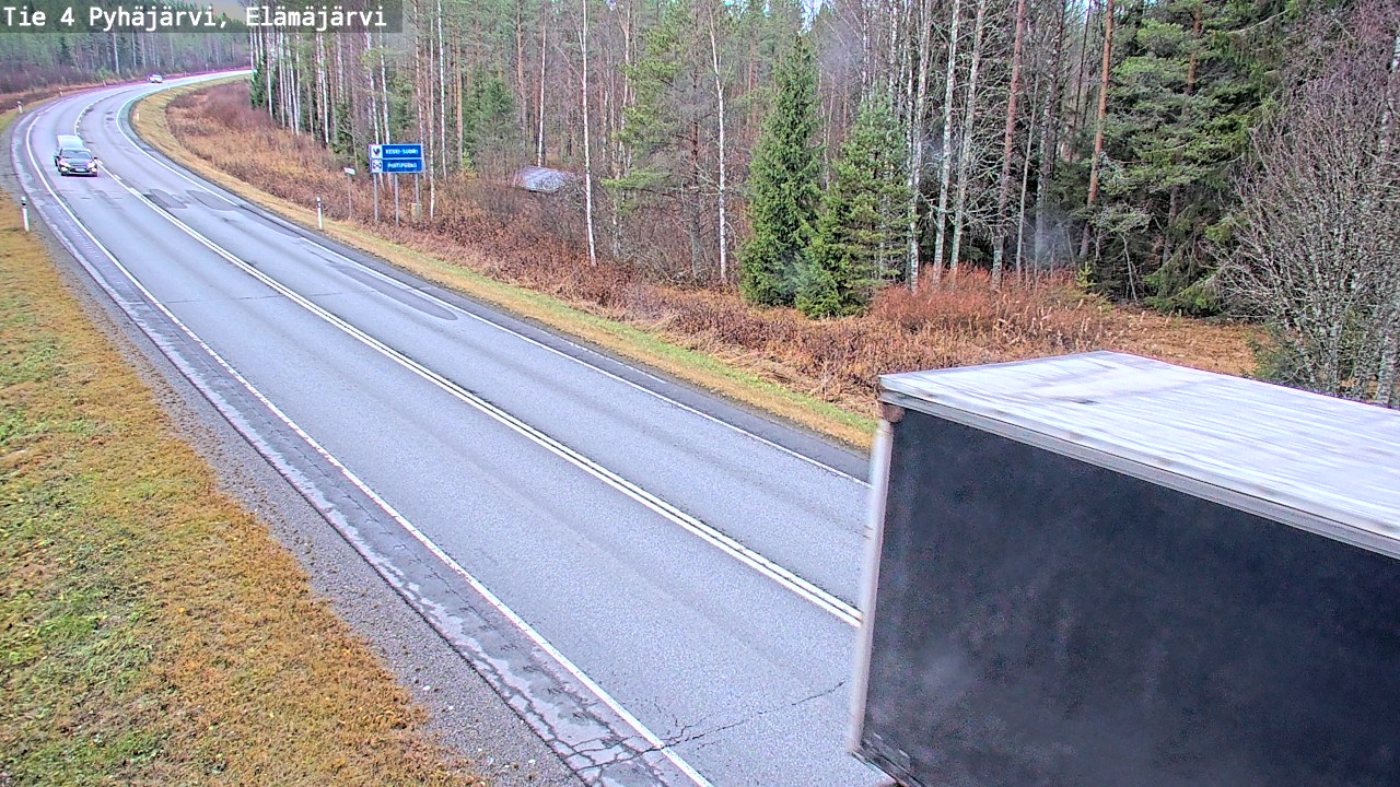 Kelikamerat Kuva Tie 4 Pyhäjärvi, Elämäjärvi, Pyhäjärvi, Pohjois-Pohjanmaa