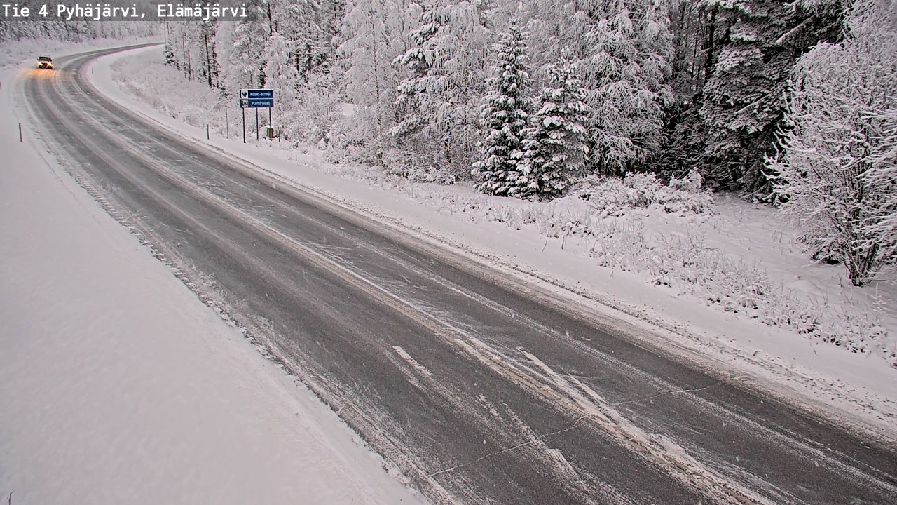 Kelikamerat Kuva Tie 4 Pyhäjärvi, Elämäjärvi, Pyhäjärvi, Pohjois-Pohjanmaa