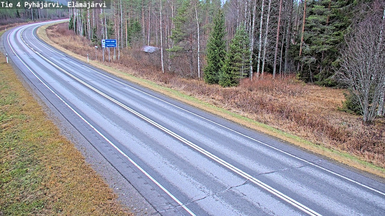 Kelikamerat Kuva Tie 4 Pyhäjärvi, Elämäjärvi, Pyhäjärvi, Pohjois-Pohjanmaa