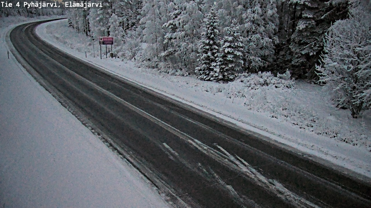 Kelikamerat Kuva Tie 4 Pyhäjärvi, Elämäjärvi, Pyhäjärvi, Pohjois-Pohjanmaa