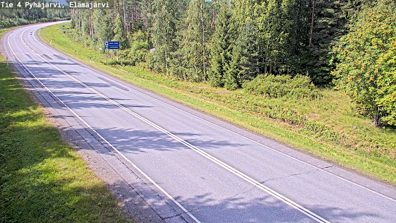 Kelikamerat Kuva Tie 4 Pyhäjärvi, Elämäjärvi, Pyhäjärvi, Pohjois-Pohjanmaa