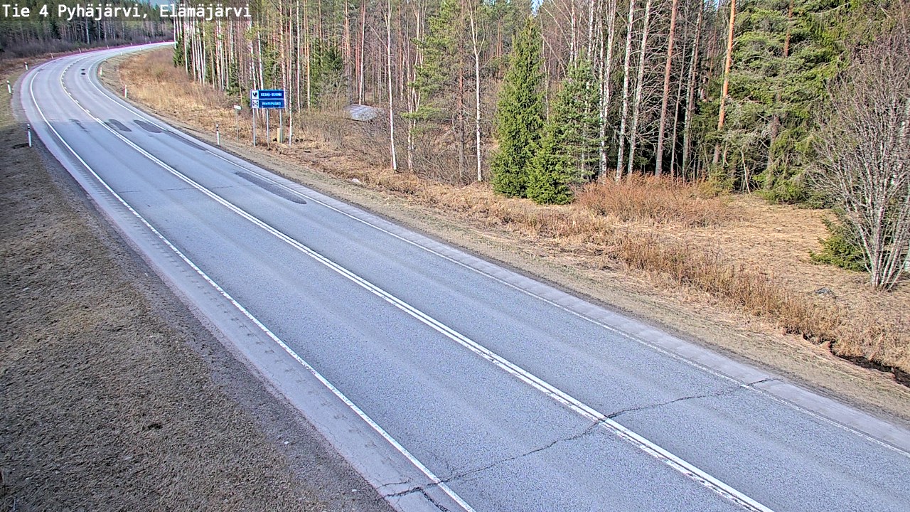 Kelikamerat Kuva Tie 4 Pyhäjärvi, Elämäjärvi, Pyhäjärvi, Pohjois-Pohjanmaa