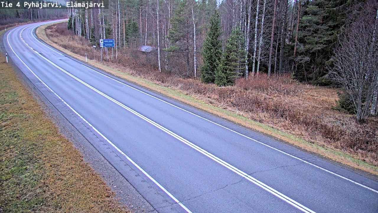 Kelikamerat Kuva Tie 4 Pyhäjärvi, Elämäjärvi, Pyhäjärvi, Pohjois-Pohjanmaa
