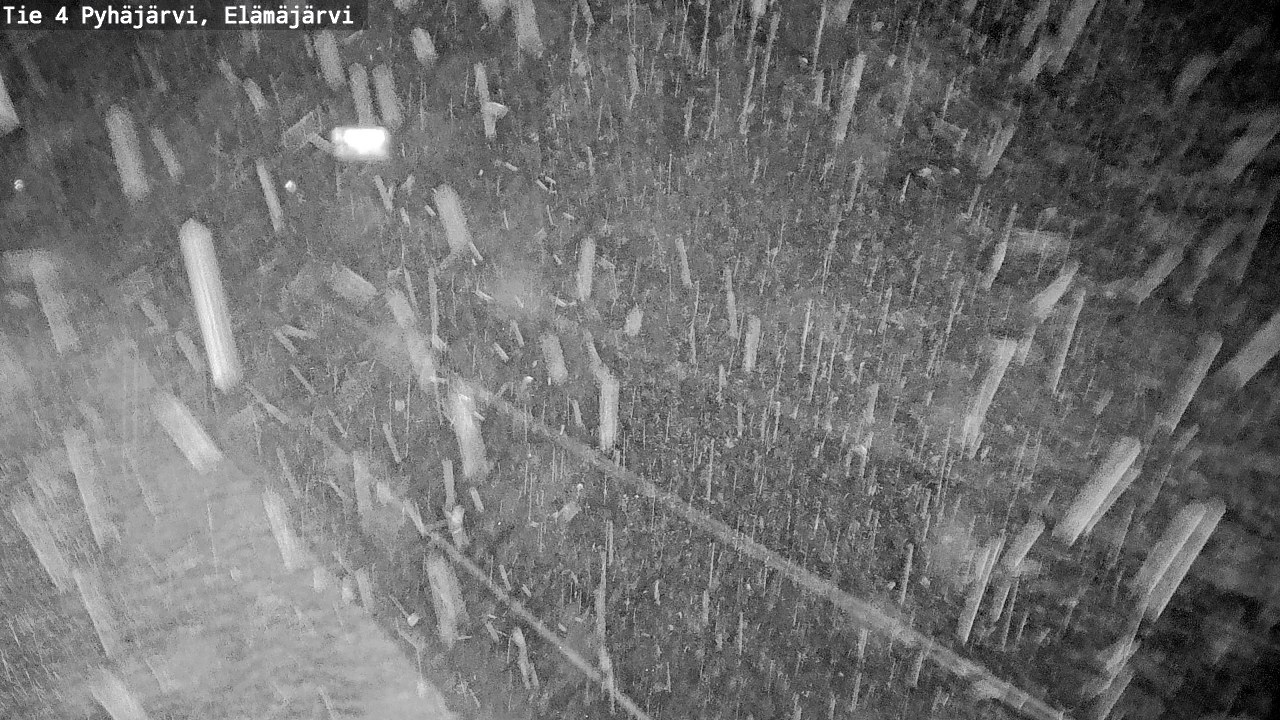 Weather Camera Image Väg 4 Pyhäjärvi, Elämäjärvi, Pyhäjärvi, Pohjois-Pohjanmaa
