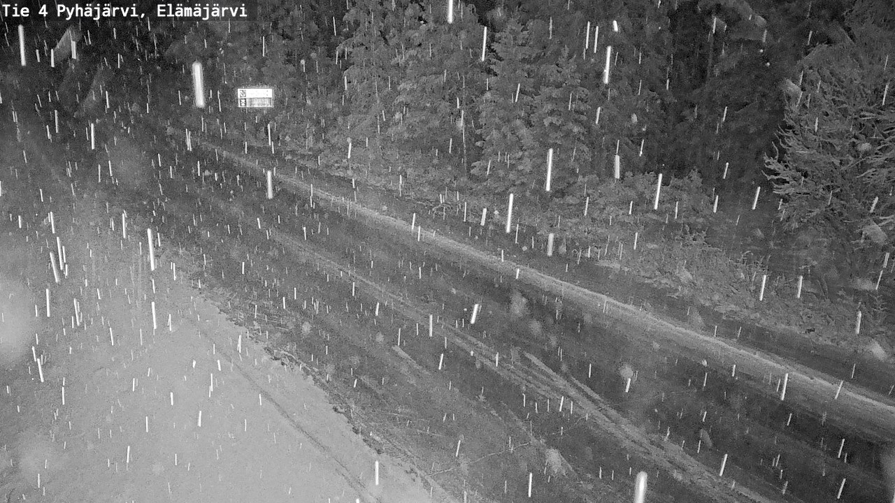 Kelikamerat Kuva Tie 4 Pyhäjärvi, Elämäjärvi, Pyhäjärvi, Pohjois-Pohjanmaa