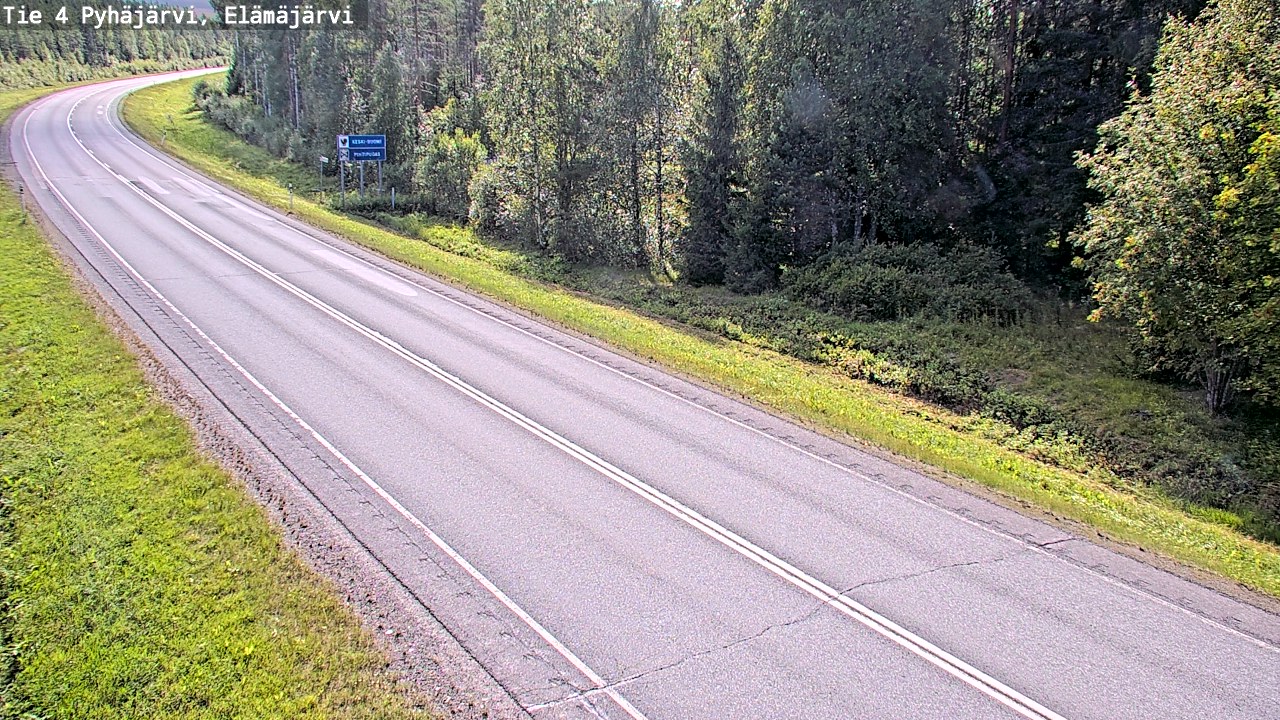 Kelikamerat Kuva Tie 4 Pyhäjärvi, Elämäjärvi, Pyhäjärvi, Pohjois-Pohjanmaa