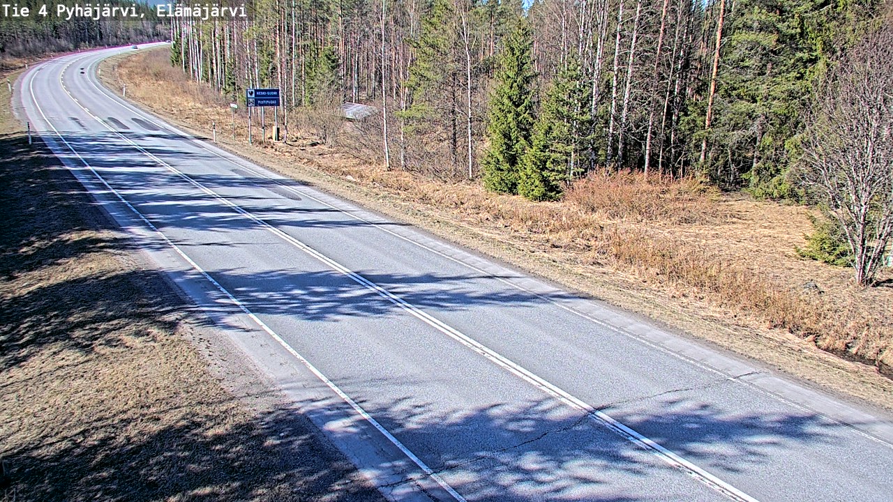 Kelikamerat Kuva Tie 4 Pyhäjärvi, Elämäjärvi, Pyhäjärvi, Pohjois-Pohjanmaa