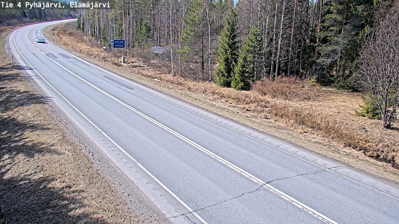 Kelikamerat Kuva Tie 4 Pyhäjärvi, Elämäjärvi, Pyhäjärvi, Pohjois-Pohjanmaa