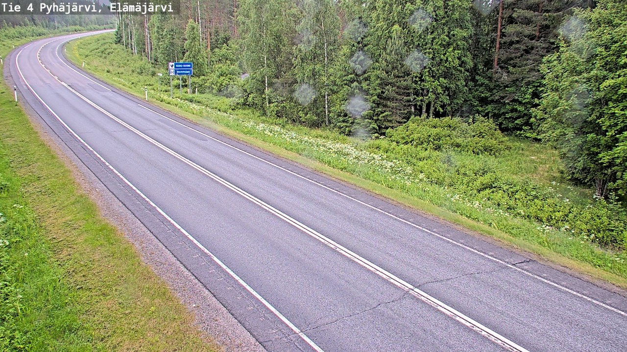 Kelikamerat Kuva Tie 4 Pyhäjärvi, Elämäjärvi, Pyhäjärvi, Pohjois-Pohjanmaa