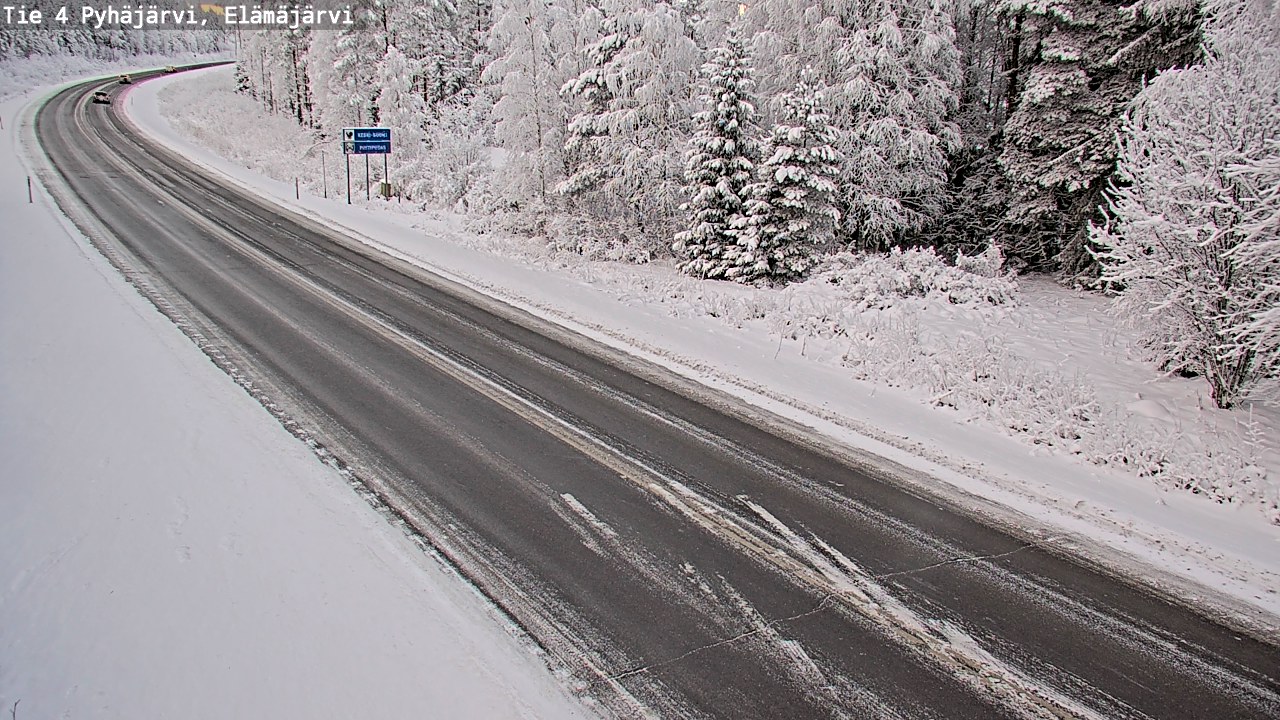 Kelikamerat Kuva Tie 4 Pyhäjärvi, Elämäjärvi, Pyhäjärvi, Pohjois-Pohjanmaa