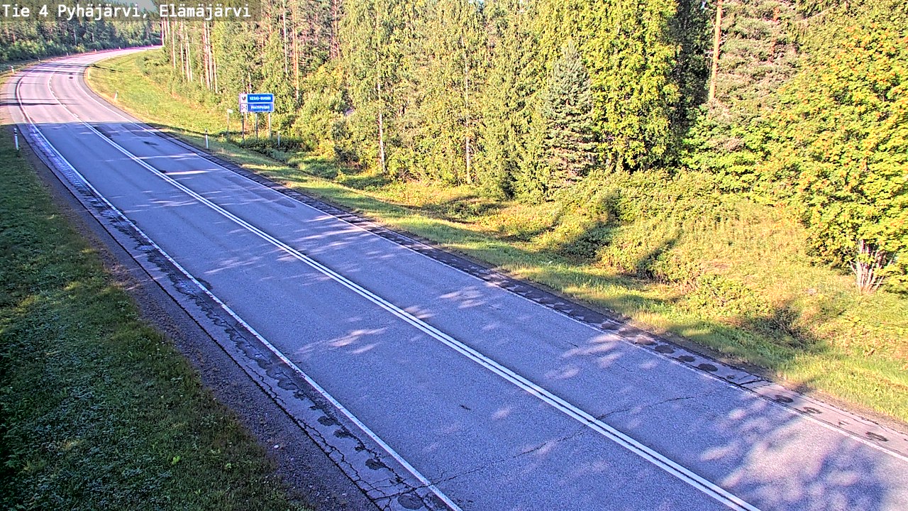 Kelikamerat Kuva Tie 4 Pyhäjärvi, Elämäjärvi, Pyhäjärvi, Pohjois-Pohjanmaa