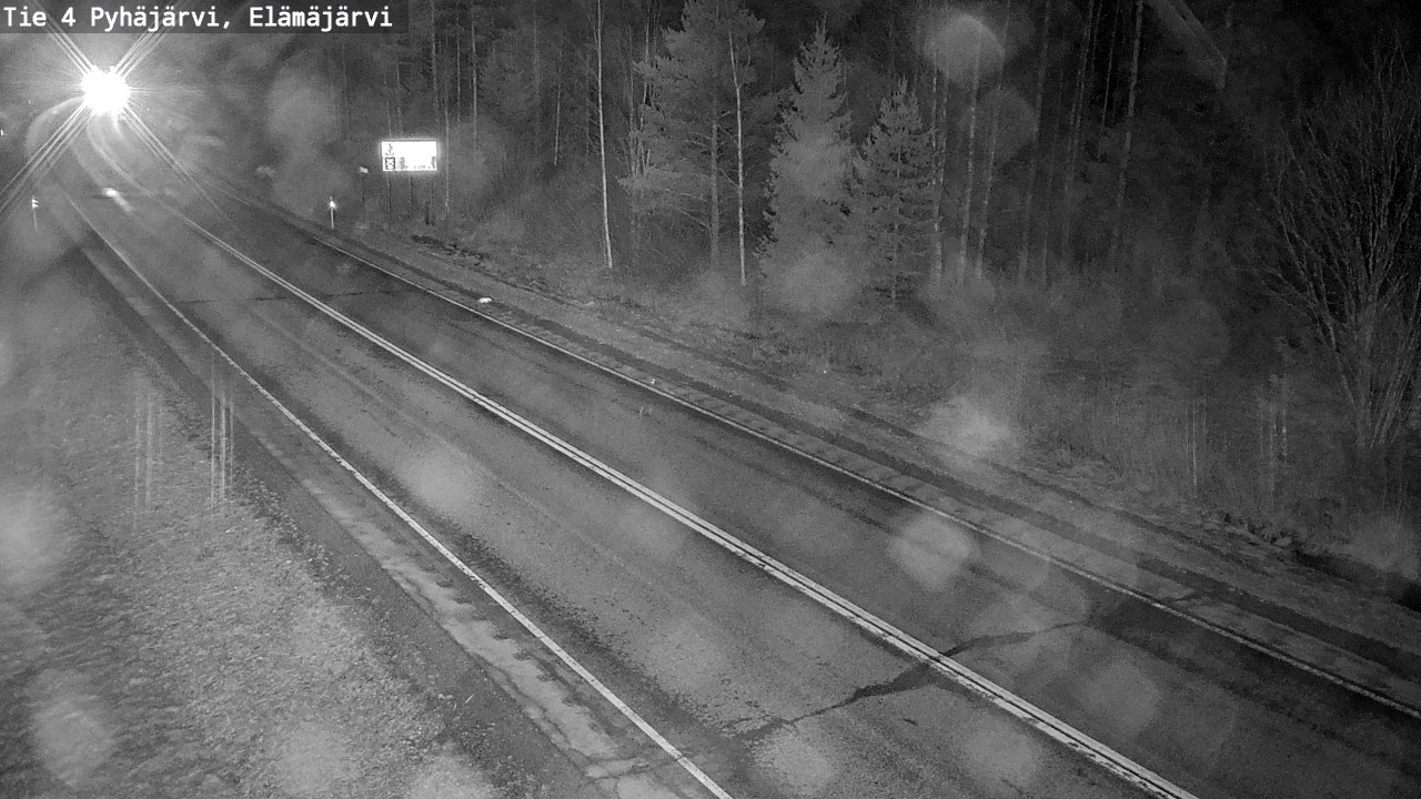 Kelikamerat Kuva Tie 4 Pyhäjärvi, Elämäjärvi, Pyhäjärvi, Pohjois-Pohjanmaa