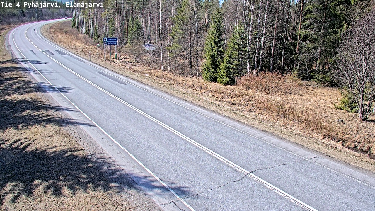 Kelikamerat Kuva Tie 4 Pyhäjärvi, Elämäjärvi, Pyhäjärvi, Pohjois-Pohjanmaa