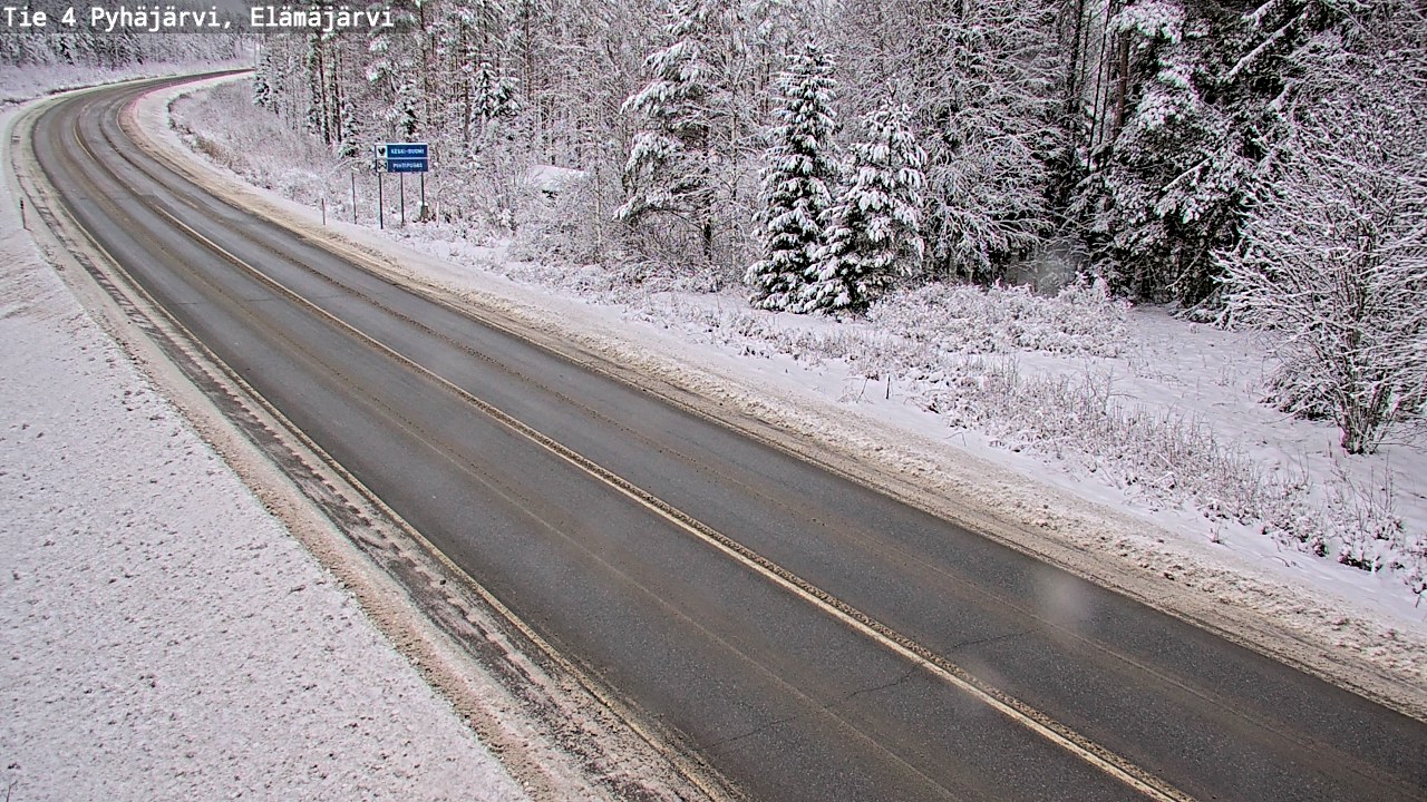 Kelikamerat Kuva Tie 4 Pyhäjärvi, Elämäjärvi, Pyhäjärvi, Pohjois-Pohjanmaa