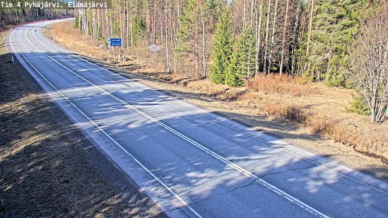 Kelikamerat Kuva Tie 4 Pyhäjärvi, Elämäjärvi, Pyhäjärvi, Pohjois-Pohjanmaa