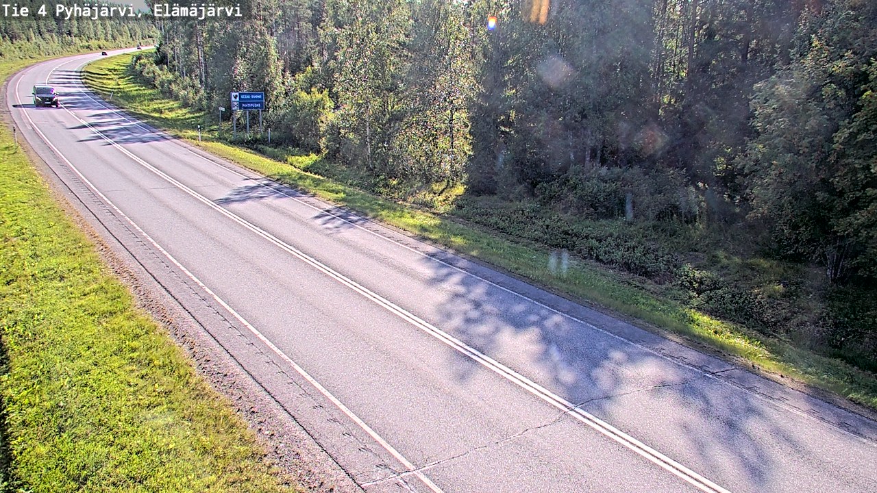 Kelikamerat Kuva Tie 4 Pyhäjärvi, Elämäjärvi, Pyhäjärvi, Pohjois-Pohjanmaa