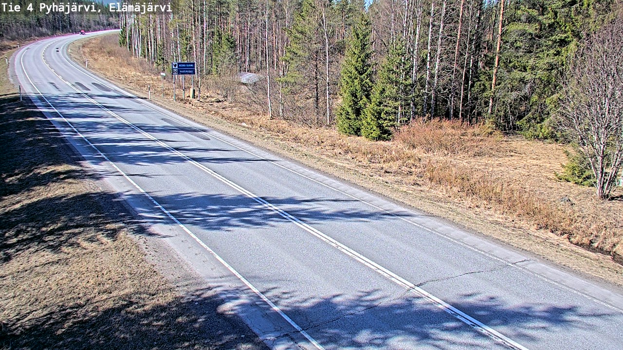 Kelikamerat Kuva Tie 4 Pyhäjärvi, Elämäjärvi, Pyhäjärvi, Pohjois-Pohjanmaa