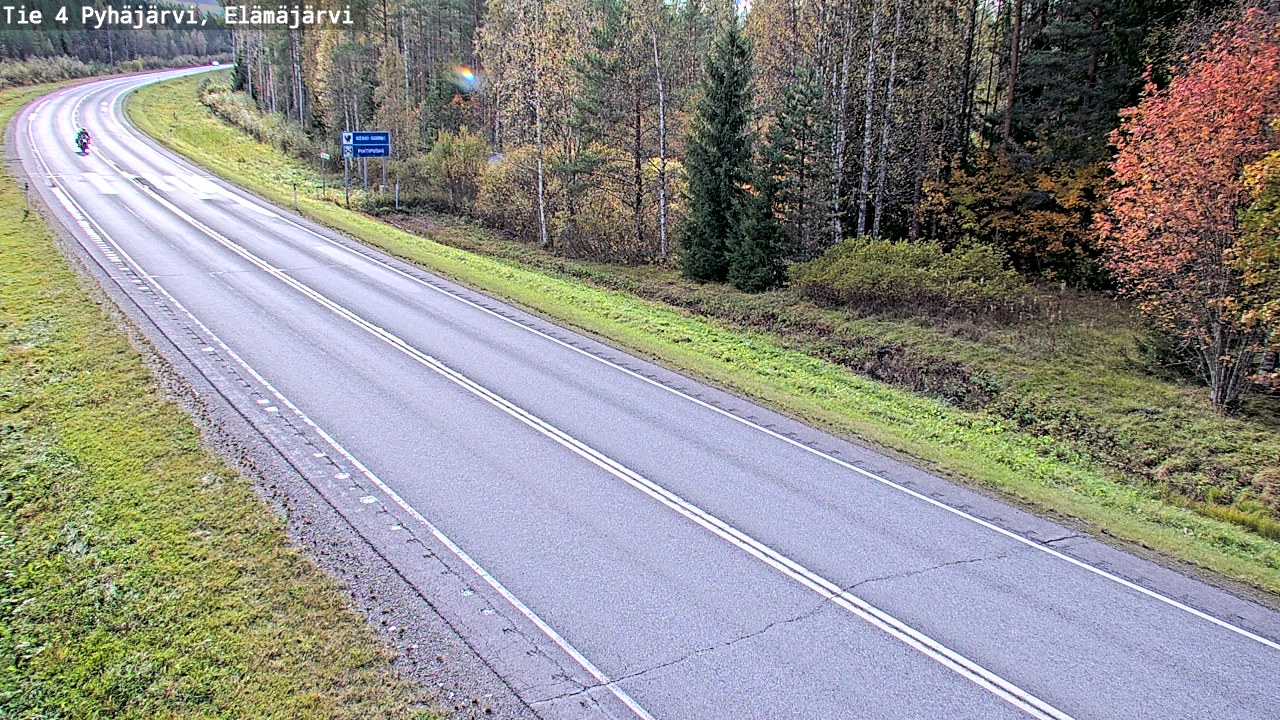 Kelikamerat Kuva Tie 4 Pyhäjärvi, Elämäjärvi, Pyhäjärvi, Pohjois-Pohjanmaa