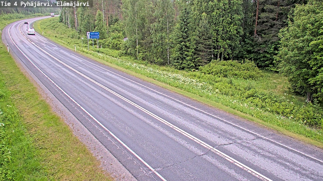Kelikamerat Kuva Tie 4 Pyhäjärvi, Elämäjärvi, Pyhäjärvi, Pohjois-Pohjanmaa