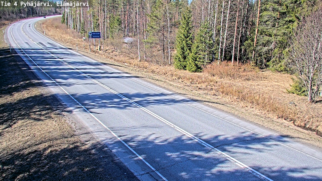 Kelikamerat Kuva Tie 4 Pyhäjärvi, Elämäjärvi, Pyhäjärvi, Pohjois-Pohjanmaa