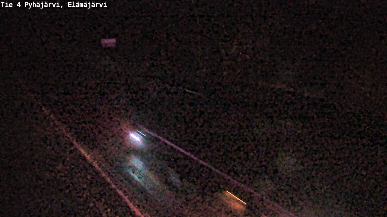Weather Camera Image Road 4 Pyhäjärvi, Elämäjärvi, Pyhäjärvi, Pohjois-Pohjanmaa