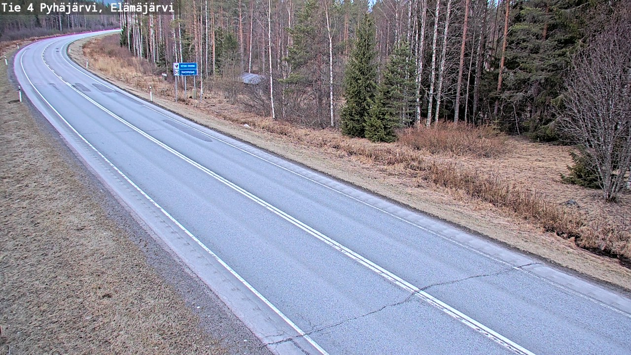 Kelikamerat Kuva Tie 4 Pyhäjärvi, Elämäjärvi, Pyhäjärvi, Pohjois-Pohjanmaa