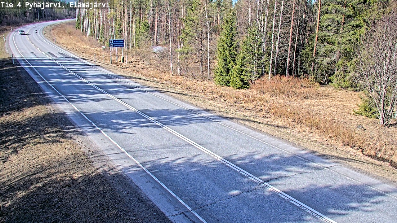 Kelikamerat Kuva Tie 4 Pyhäjärvi, Elämäjärvi, Pyhäjärvi, Pohjois-Pohjanmaa