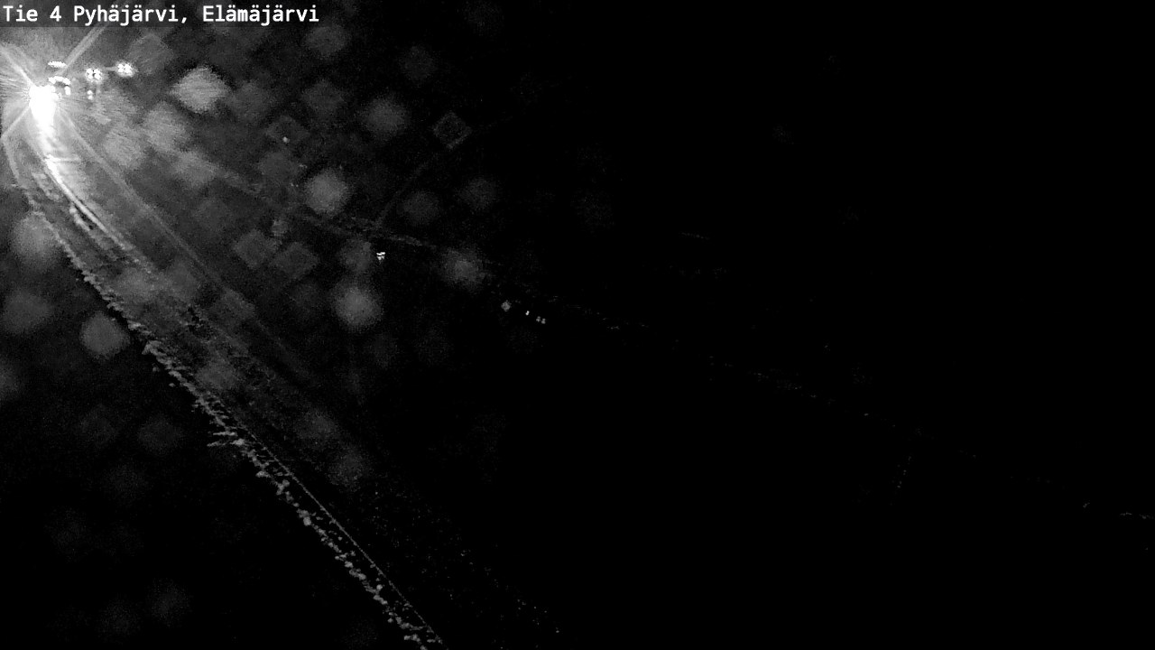 Weather Camera Image Väg 4 Pyhäjärvi, Elämäjärvi, Pyhäjärvi, Pohjois-Pohjanmaa