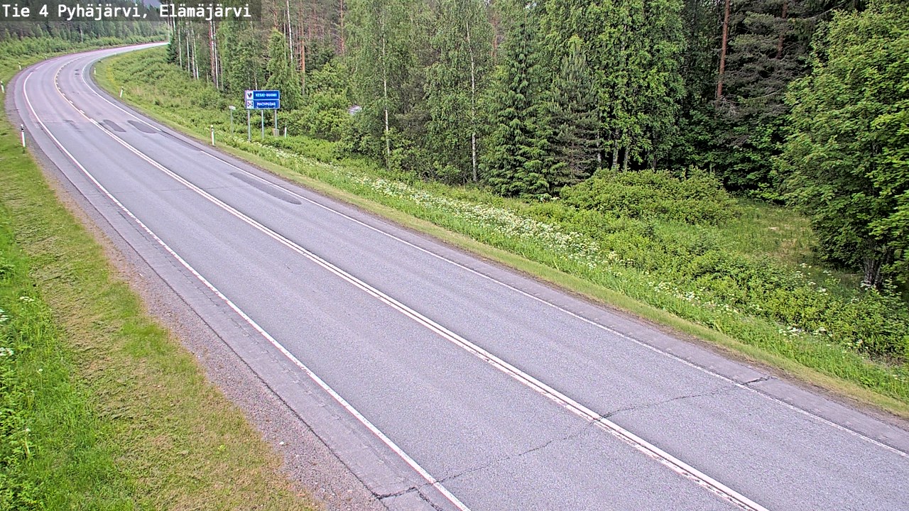 Kelikamerat Kuva Tie 4 Pyhäjärvi, Elämäjärvi, Pyhäjärvi, Pohjois-Pohjanmaa