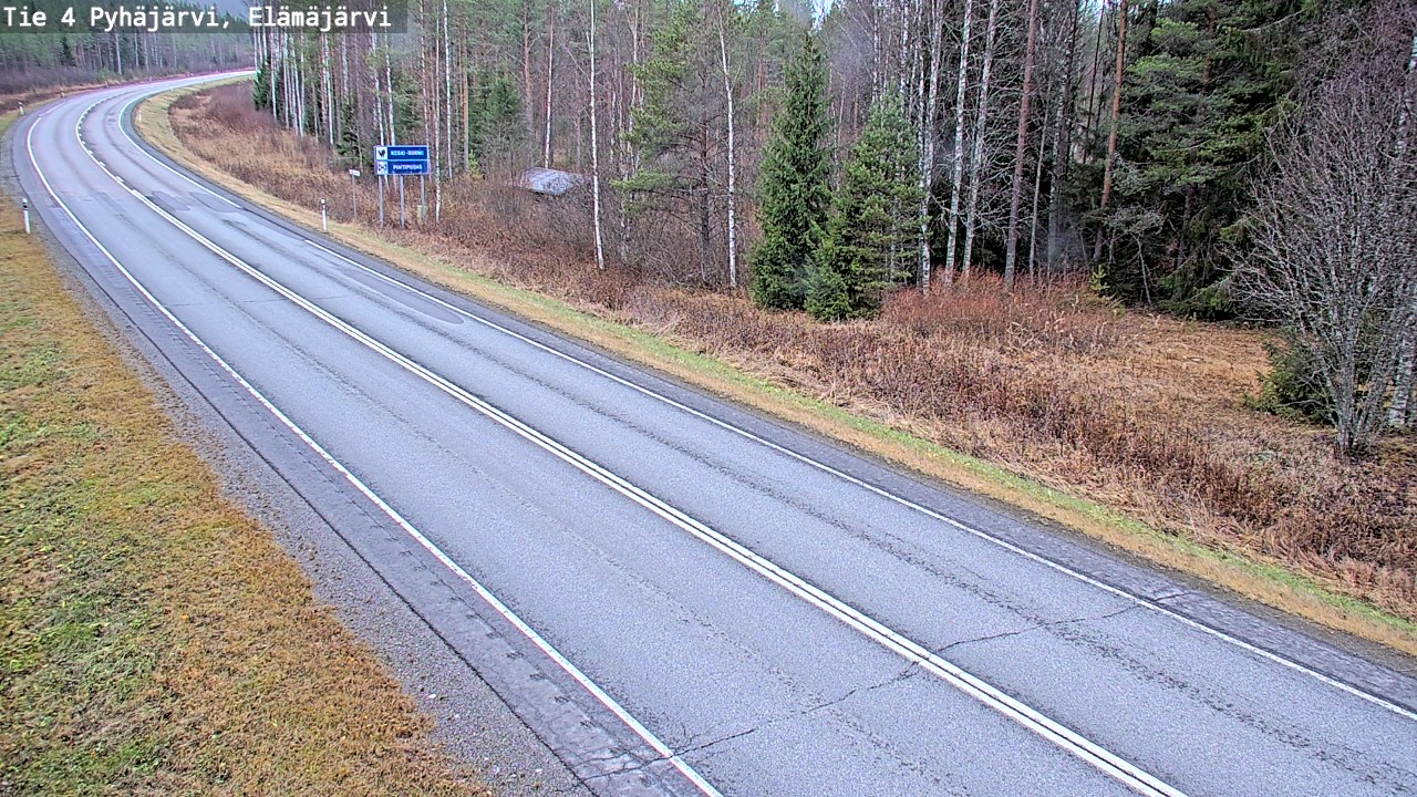Kelikamerat Kuva Tie 4 Pyhäjärvi, Elämäjärvi, Pyhäjärvi, Pohjois-Pohjanmaa