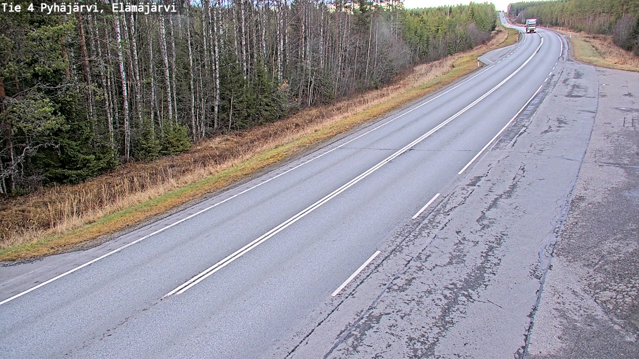 Kelikamerat Kuva Tie 4 Pyhäjärvi, Elämäjärvi, Pyhäjärvi, Pohjois-Pohjanmaa