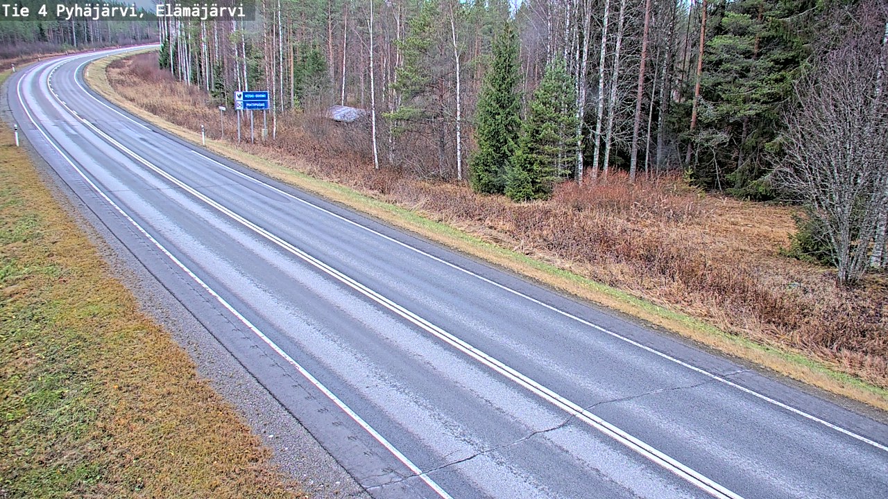 Kelikamerat Kuva Tie 4 Pyhäjärvi, Elämäjärvi, Pyhäjärvi, Pohjois-Pohjanmaa