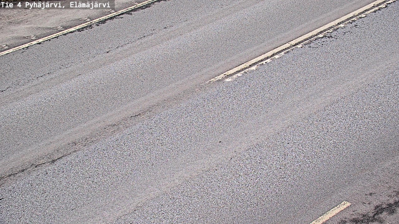 Weather Camera Image Väg 4 Pyhäjärvi, Elämäjärvi, Pyhäjärvi, Pohjois-Pohjanmaa