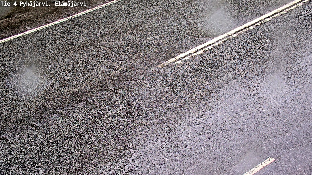 Weather Camera Image Väg 4 Pyhäjärvi, Elämäjärvi, Pyhäjärvi, Pohjois-Pohjanmaa