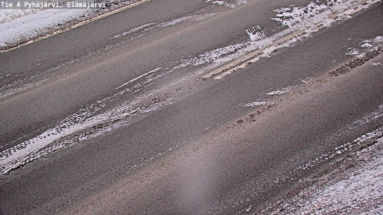 Weather Camera Image Road 4 Pyhäjärvi, Elämäjärvi, Pyhäjärvi, Pohjois-Pohjanmaa