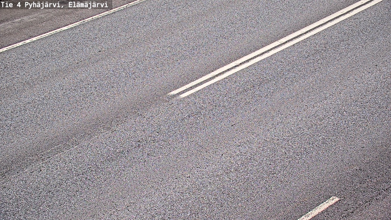 Weather Camera Image Väg 4 Pyhäjärvi, Elämäjärvi, Pyhäjärvi, Pohjois-Pohjanmaa