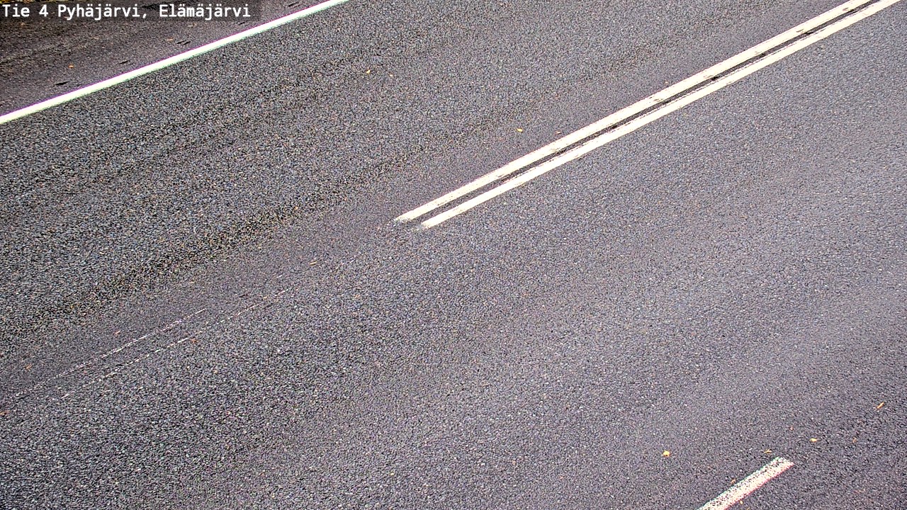 Weather Camera Image Road 4 Pyhäjärvi, Elämäjärvi, Pyhäjärvi, Pohjois-Pohjanmaa