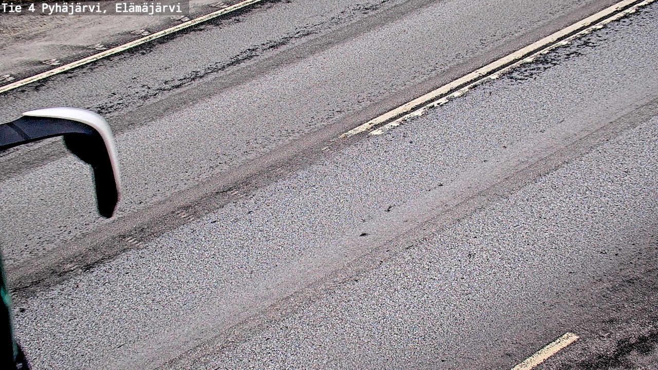Weather Camera Image Väg 4 Pyhäjärvi, Elämäjärvi, Pyhäjärvi, Pohjois-Pohjanmaa