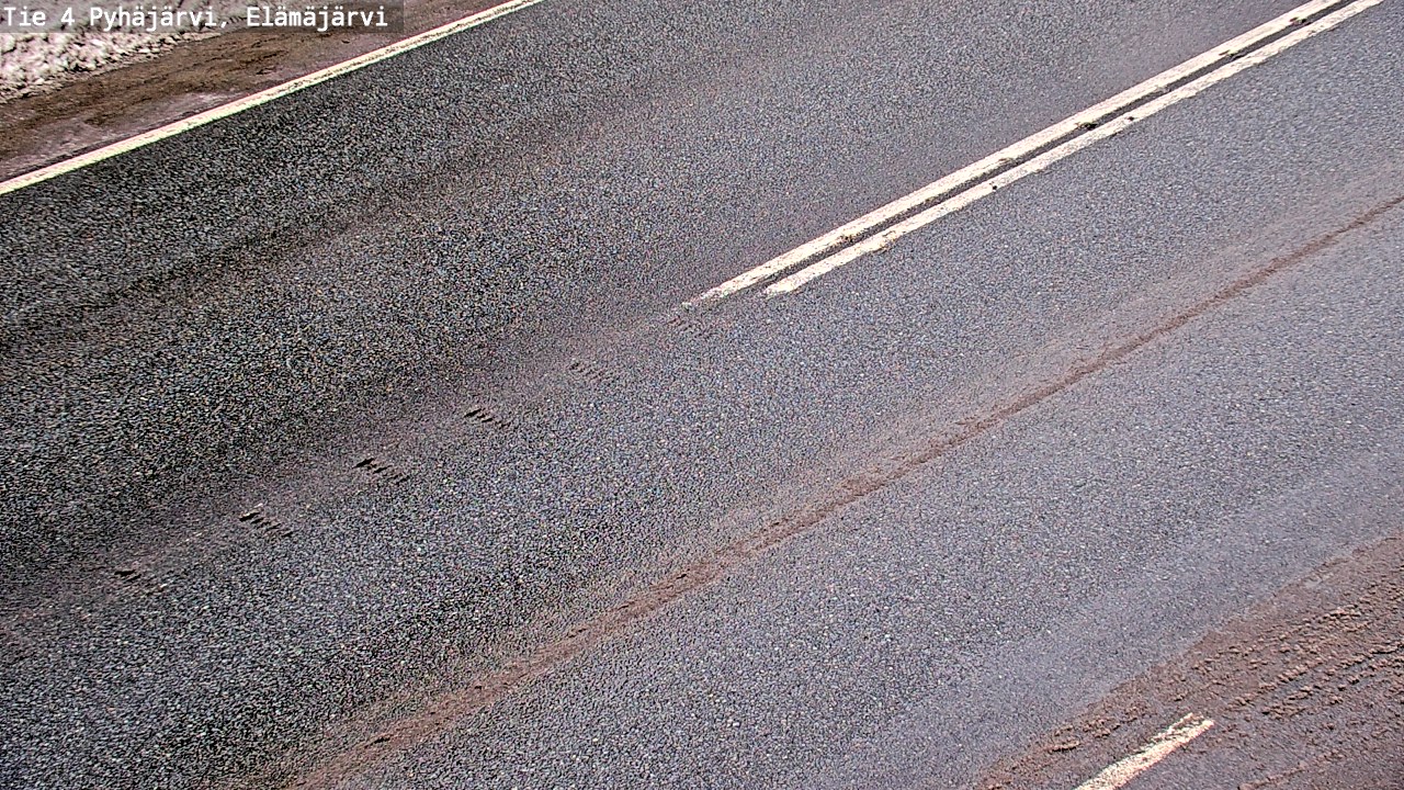 Weather Camera Image Road 4 Pyhäjärvi, Elämäjärvi, Pyhäjärvi, Pohjois-Pohjanmaa