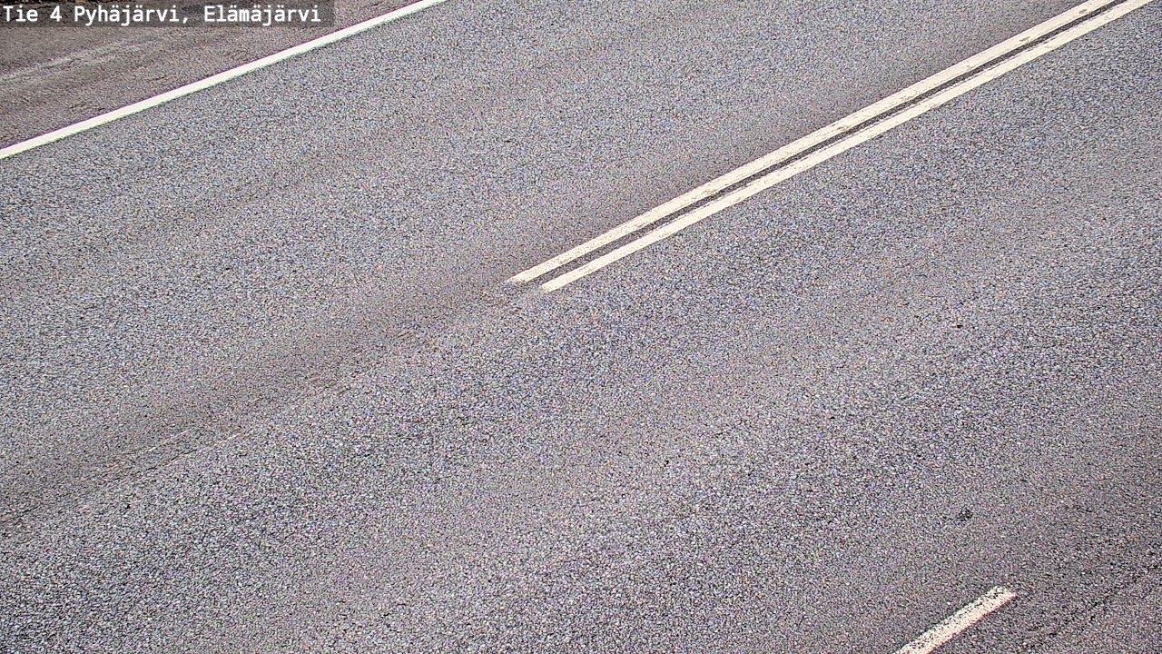 Weather Camera Image Road 4 Pyhäjärvi, Elämäjärvi, Pyhäjärvi, Pohjois-Pohjanmaa