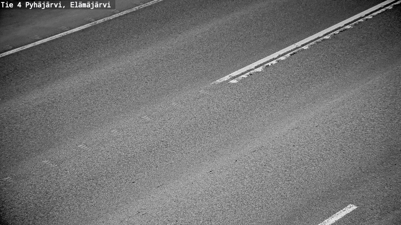 Weather Camera Image Road 4 Pyhäjärvi, Elämäjärvi, Pyhäjärvi, Pohjois-Pohjanmaa