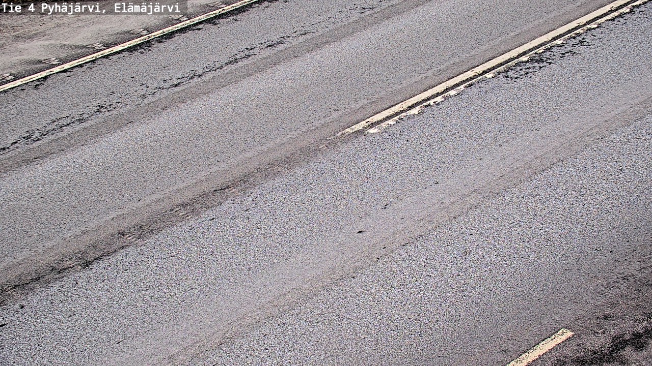 Weather Camera Image Väg 4 Pyhäjärvi, Elämäjärvi, Pyhäjärvi, Pohjois-Pohjanmaa