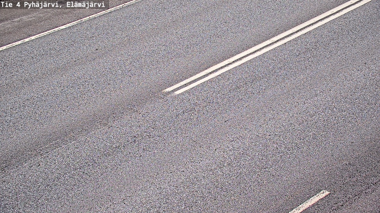 Weather Camera Image Väg 4 Pyhäjärvi, Elämäjärvi, Pyhäjärvi, Pohjois-Pohjanmaa