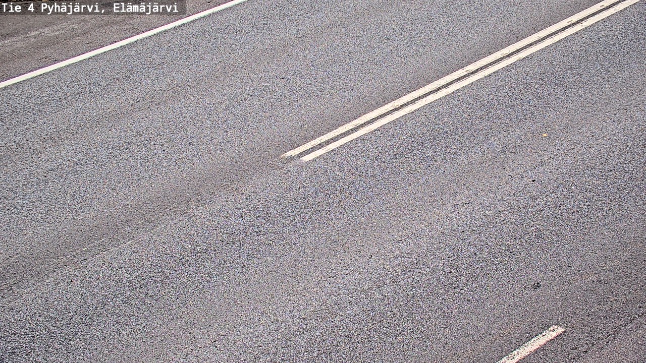 Weather Camera Image Road 4 Pyhäjärvi, Elämäjärvi, Pyhäjärvi, Pohjois-Pohjanmaa