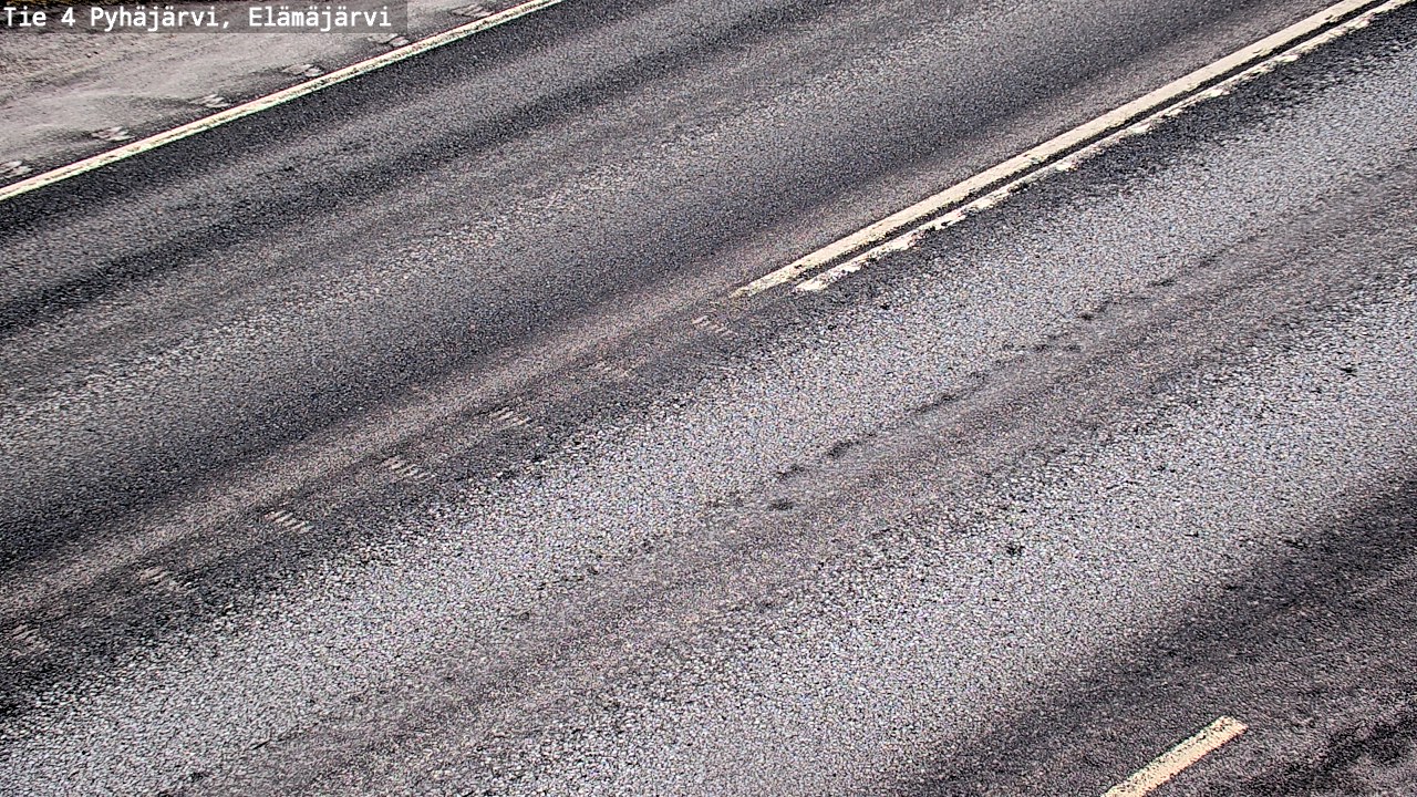 Weather Camera Image Väg 4 Pyhäjärvi, Elämäjärvi, Pyhäjärvi, Pohjois-Pohjanmaa