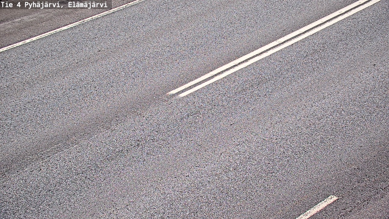Weather Camera Image Road 4 Pyhäjärvi, Elämäjärvi, Pyhäjärvi, Pohjois-Pohjanmaa